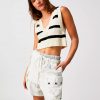 Black and White Combo Santa Monica Vest - Stylefav