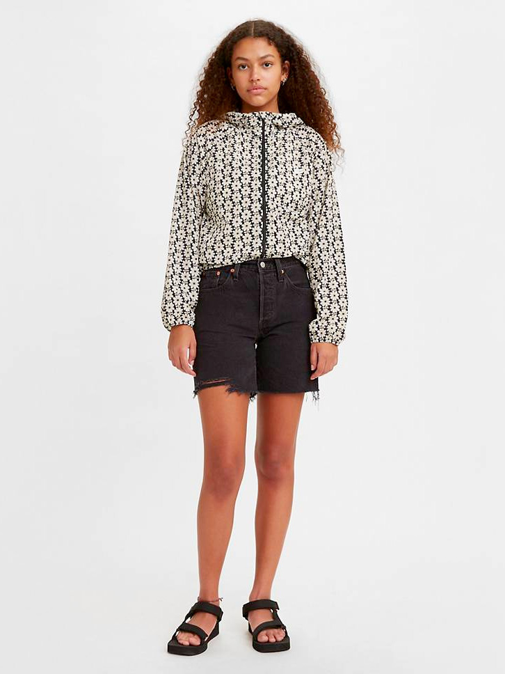 Lunar Black 501 Mid Thigh Shorts - Stylefav