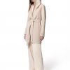 Mist Arlette Double Face Hooded Wool Coat - Stylefav