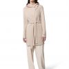 Mist Arlette Double Face Hooded Wool Coat - Stylefav