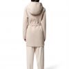 Mist Arlette Double Face Hooded Wool Coat - Stylefav