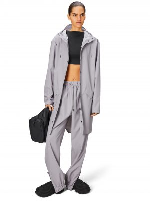 Essential Long Rain Jacket Flint - Stylefav
