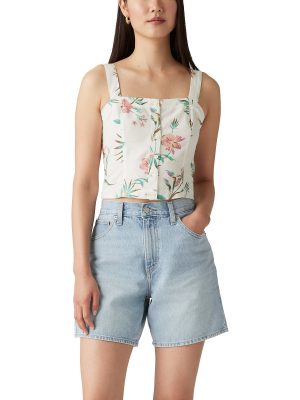 Lottie Delilah Floral Linen Top - Stylefav