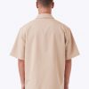 Sandstone Boxy SS Overshirt - Stylefav