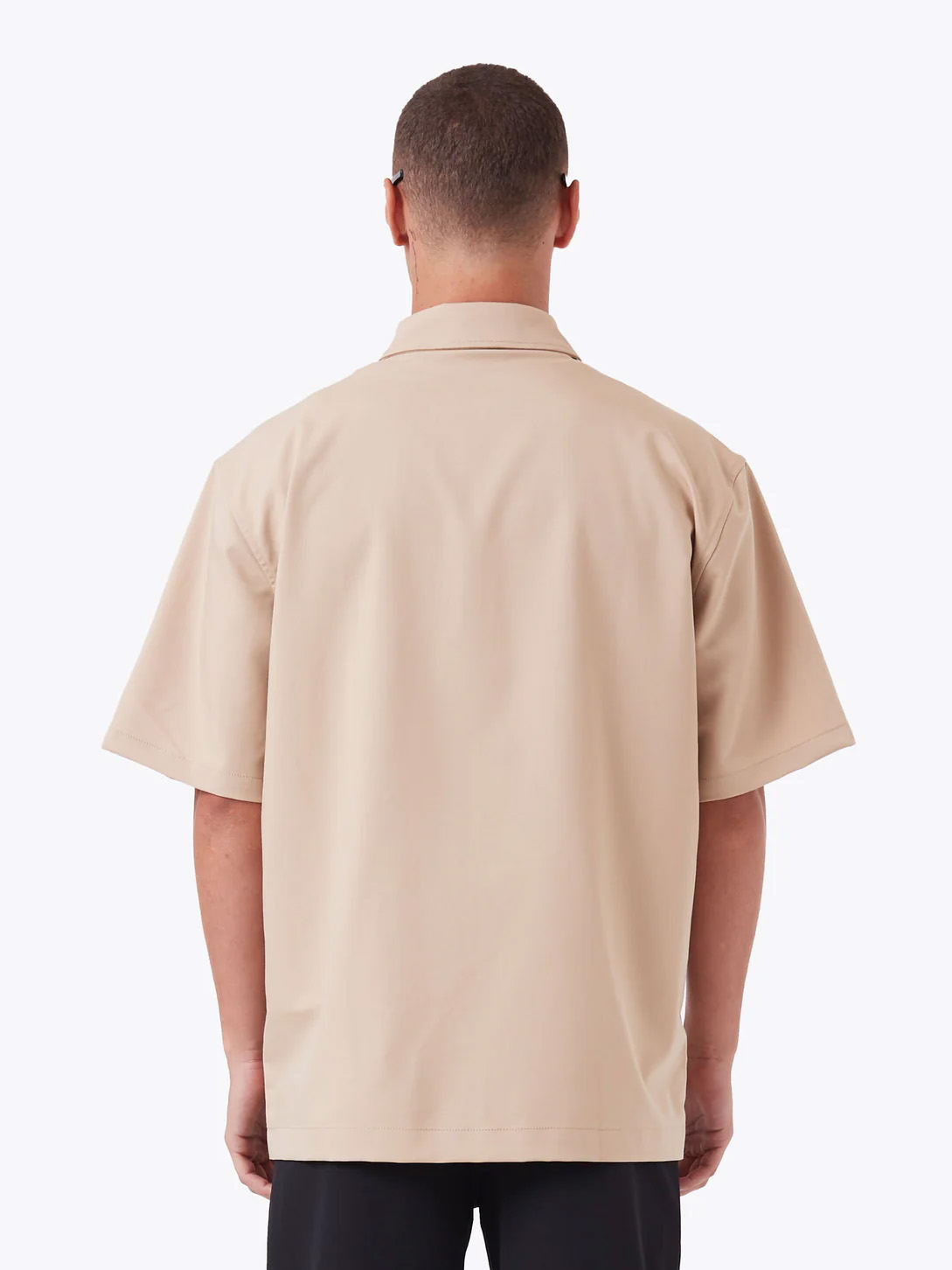 Sandstone Boxy SS Overshirt - Stylefav