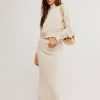 Powder Sand Hailee Sweater Skirt Set - Stylefav