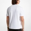 White Refine Slub Crewneck T-Shirt - Stylefav