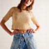 First Love Midnight Sun Denim Skort - Stylefav