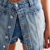 First Love Midnight Sun Denim Skort - Stylefav