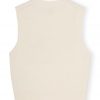 Egret Graphic Wool Mix Vest - Stylefav