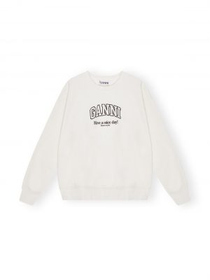 Egret Isoli Oversized Sweatshirt - Stylefav