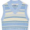 Skyway Soft Wool Stripe Vest - Stylefav