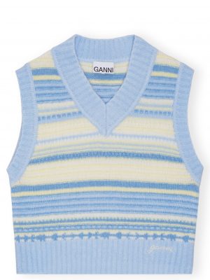 Skyway Soft Wool Stripe Vest - Stylefav