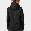 Women’s Black Crew Hooded Midlayer Jacket 2.0 - Stylefav