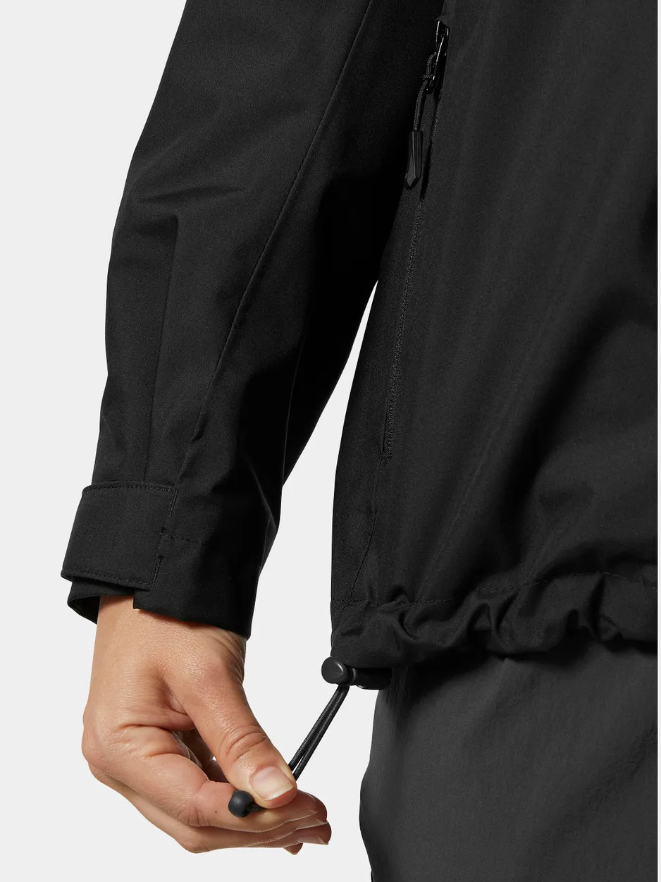 Women’s Black Crew Hooded Midlayer Jacket 2.0 - Stylefav