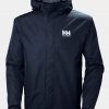Men's Navy Seven J Rain Jacket - Stylefav