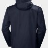 Men's Navy Seven J Rain Jacket - Stylefav