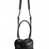 Black Patent Butterfly Top Handle Crossbody Bag - Stylefav