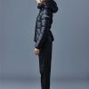Madalyn Shiny Light Down Hooded Puffer Jacket - Stylefav