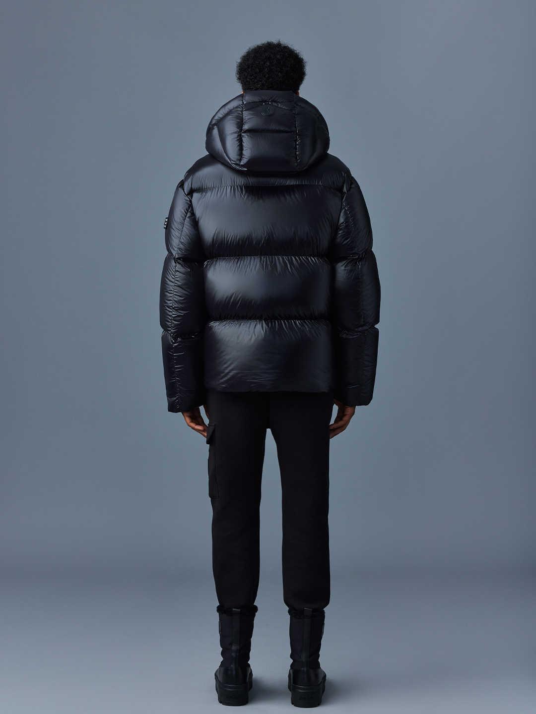 Kent Shiny Light Down Hooded Jacket - Stylefav