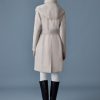 Trench SHIA 2-in-1 double-face wool coat with removable bib - Stylefav