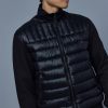 Collin Mixed media bomber jacket - Stylefav