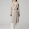 Genie Belted Tactile Wool Coat - Stylefav