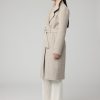 Genie Belted Tactile Wool Coat - Stylefav