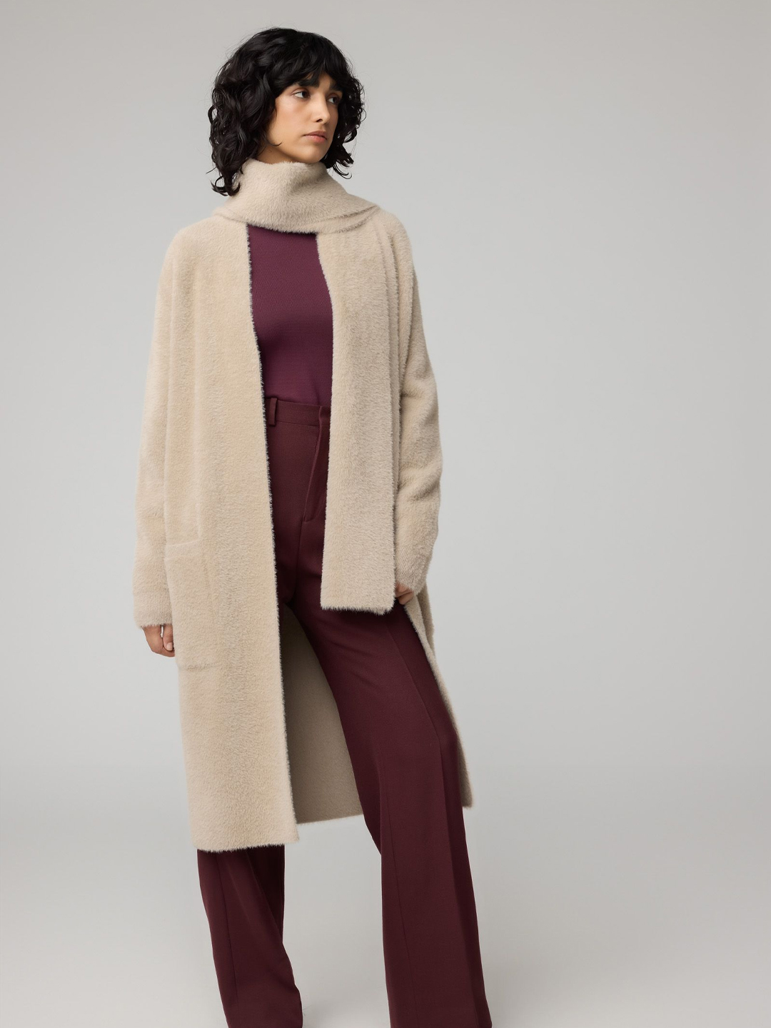 Tiana Scarf Coatigan - Stylefav
