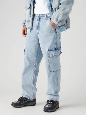 My Pockets Full Loose Straight Cargo Jeans - Stylefav