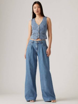 Cause and Effect Baggy Wide Leg Jeans - Stylefav