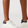 Gasp White Oversized Vegan Leather Sneakers - Stylefav
