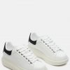Gasp White Oversized Vegan Leather Sneakers - Stylefav