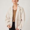 Muted Beige Hit The Slopes Jacket - Stylefav