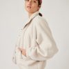 Muted Beige Hit The Slopes Jacket - Stylefav