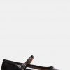 Vinetta Black Leather Mary Jane Shoes - Stylefav
