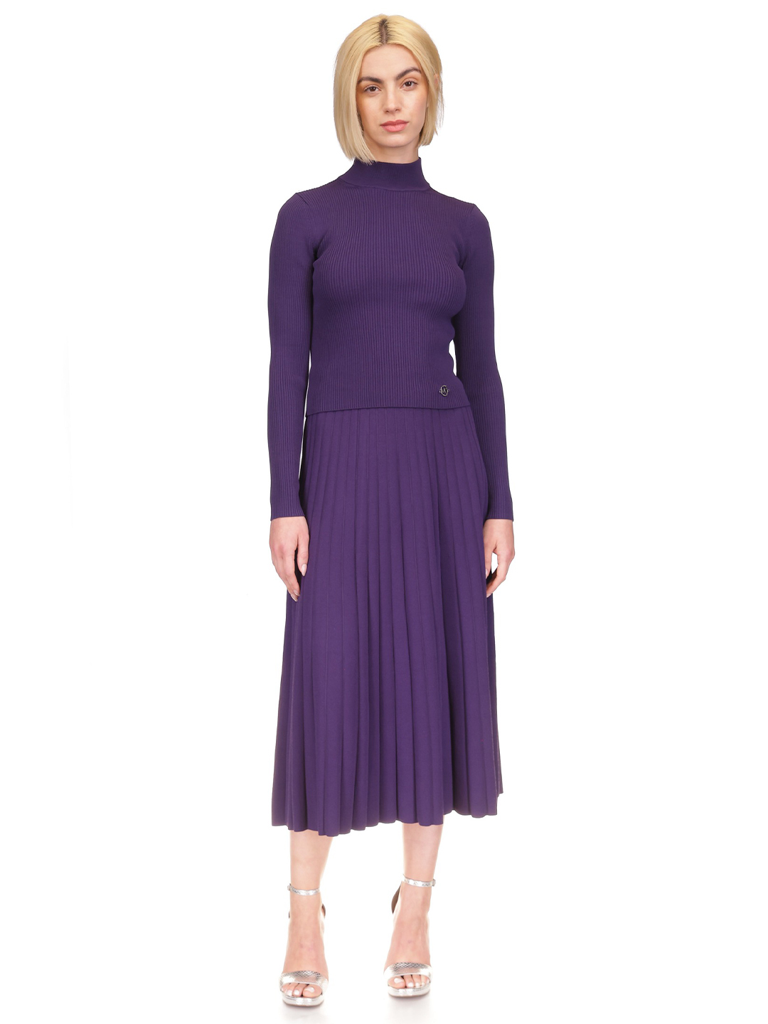 Iris Mock Neck Layering Sweater - Stylefav