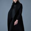Norita Black 2-in-1 Double Face Wool Coat - Stylefav
