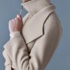 Norita Trench 2-in-1 Double Face Wool Coat - Stylefav