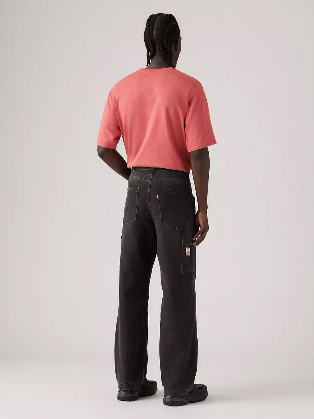 568 Loose Straight Double Knee Jeans - Stylefav