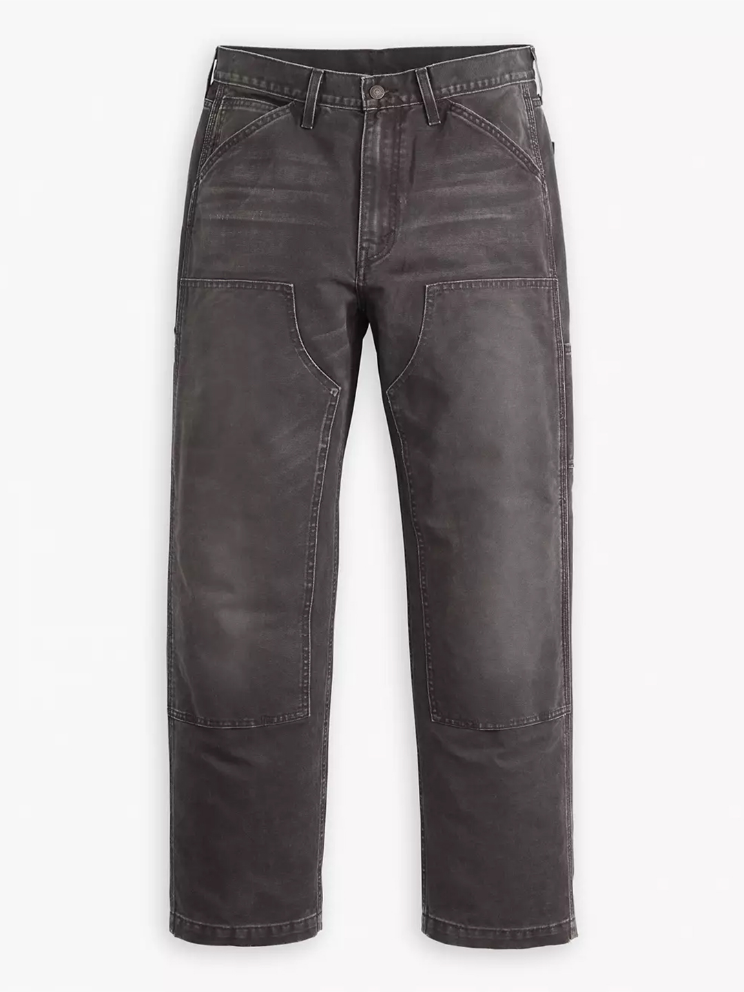 568 Loose Straight Double Knee Jeans - Stylefav