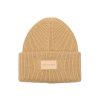 Fine Ribbed Knit Beanie - Stylefav