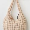 Off White Quilted Carryall Bag - Stylefav