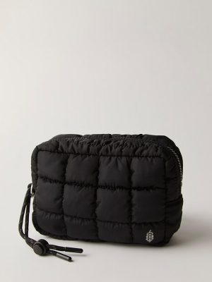 Black Quilted Mini Case - Stylefav