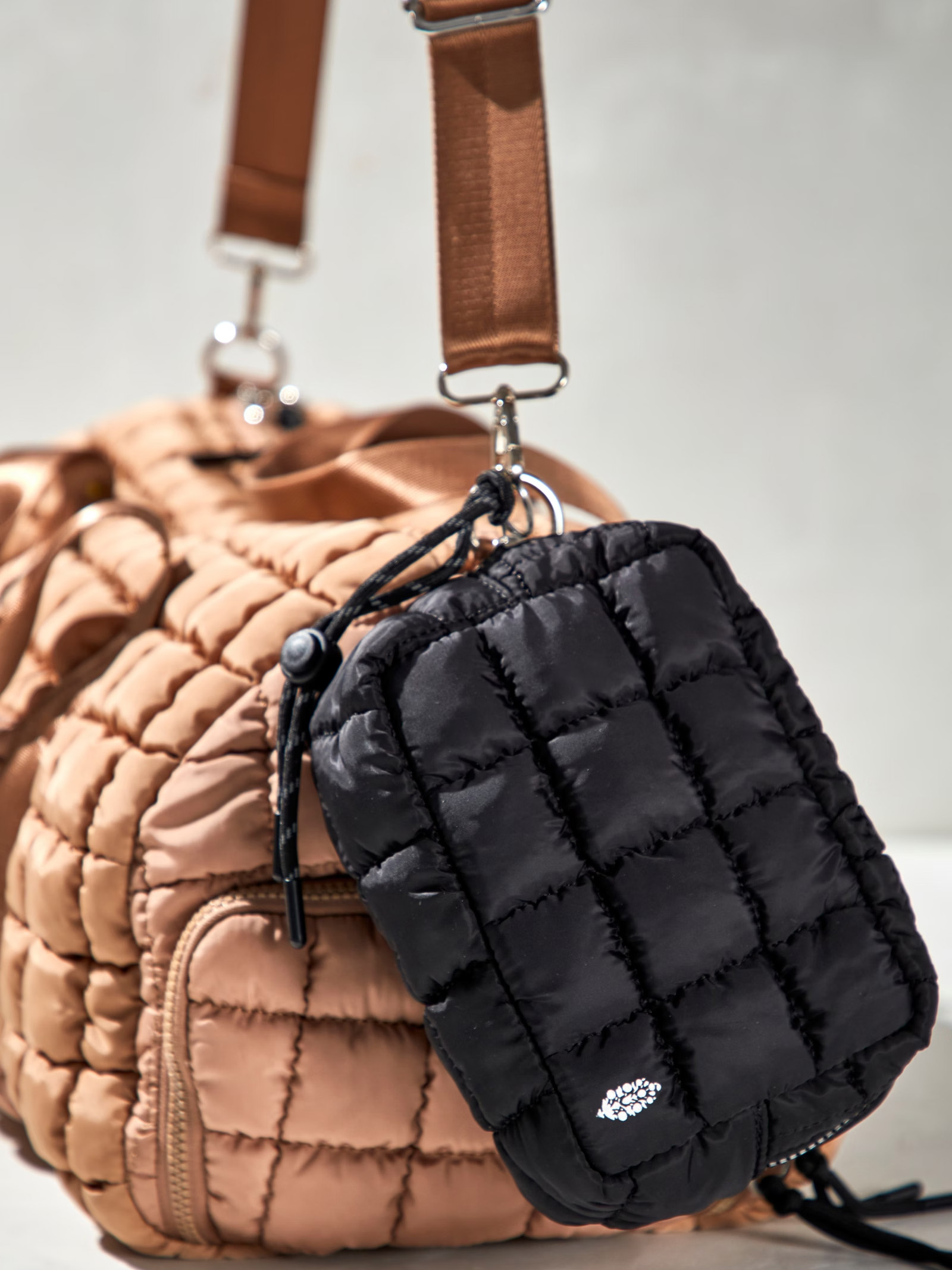 Black Quilted Mini Case - Stylefav