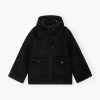 Sky Captain Boiled Wool Midi Jacket - Stylefav