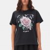 Basic Jersey Rose Relaxed T-Shirt - Stylefav