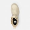 Ona Ave White Waterproof Leather Lace Up Boots - Stylefav