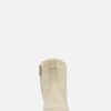 Ona Ave White Waterproof Leather Lace Up Boots - Stylefav