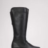 Lisa Winter Tall Leather Boots with Ice Grippers - Stylefav